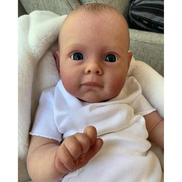 Lonian Reborn Baby Puppe 60 cm con capelli dipinti a mano e corpo morbido realistico