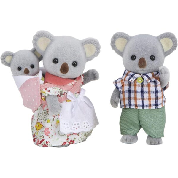 Sylvanian Families Koala- und Perserkatzen-Drillinge – Figurenset für Kinder ab 3 Jahren