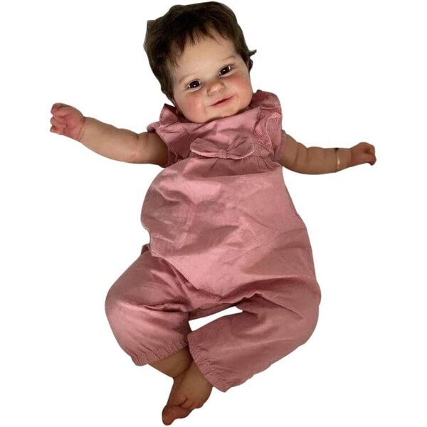 Lonian Reborn-Puppe, 50 cm, mit Echthaar und weichem Körper für Kinder und Sammler
