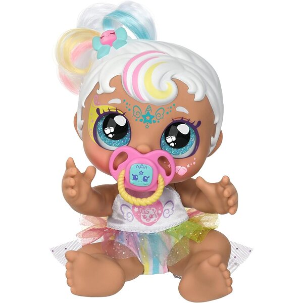 Kindi Kids Einhorn Rainbow Star und Babyschwester Mini Mello mit Magie und Zubehör