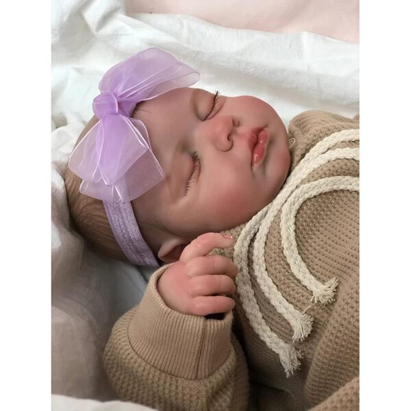 Lonian Poupée Baby 48cm Realistisch pasgeboren zacht en gedetailleerd voor kinderen