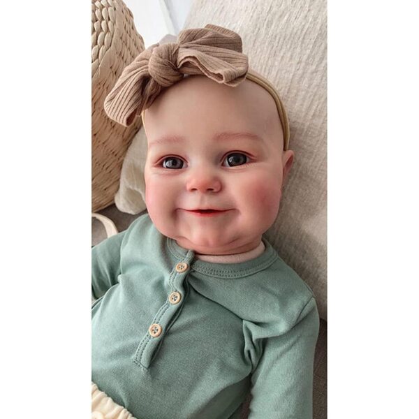 Lonian Bambola Neonato Reborn in Silicone 20/24 Pollici con Corpo Morbido e Vestiti Reali