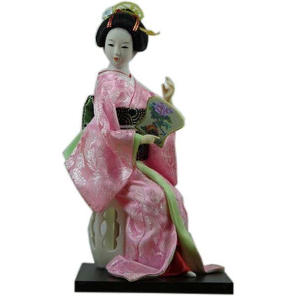 Japanisches Geisha-Babe im eleganten Kimono – Fancy Pumpkin Collection D-09