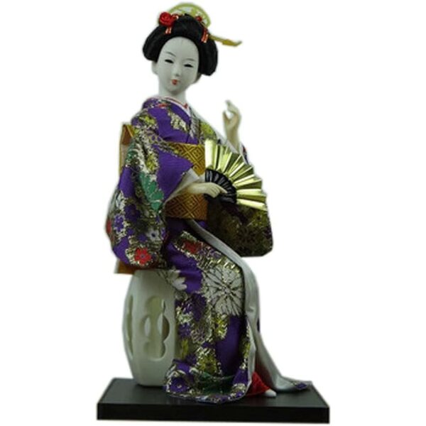 Bambola Giapponese Geisha Kimono Maiko - Idea Regalo Artistica e Decorativa