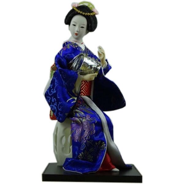 Pupazzo Maiko Giapponese con Kimono - Collezione Fancy Pumpkin D-08