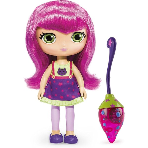 LITTLE CHARMERS Hazel bambola magica 20 cm con scopa luminosa e sonora