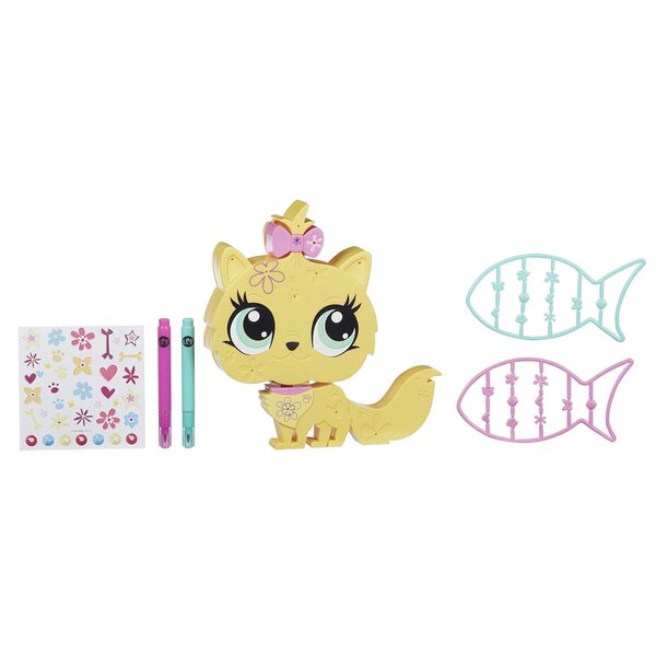 Littlest Pet Shop Store 'n Style Cat Pet - Creatief en leuk spel voor kinderen