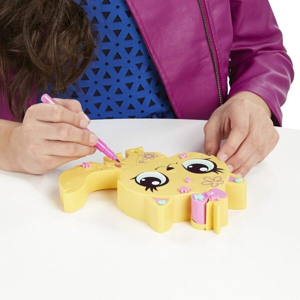 Littlest Pet Shop Store 'n Style Cat Pet - Gioco per Bambini Creativo e Divertente