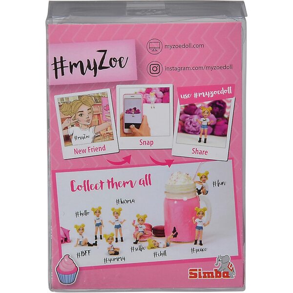 Simba Myzoe Bambola Yummy in 8 Pose Cool per Ragazze Appassionate di Moda