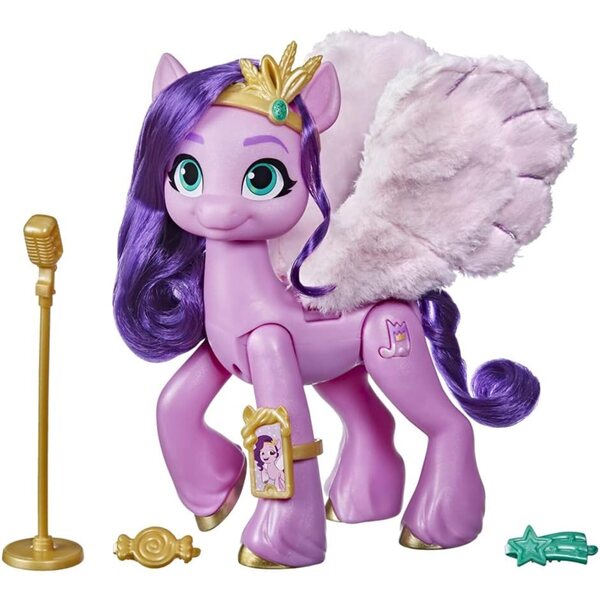 My Little Pony Prinzessin Pipp Blütenblätter, 15 cm, rosa, die singt und Musik spielt