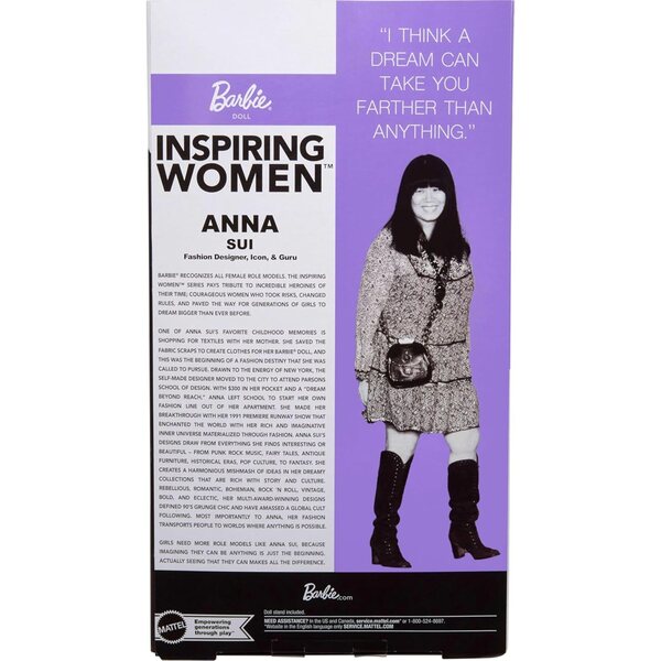 Barbie Anna Sui Collector's Edition im Boho-Chic-Stil mit einzigartigen Accessoires