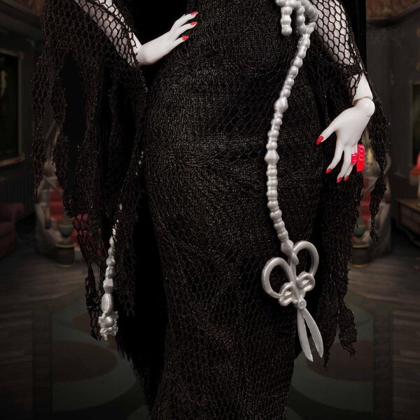 Monster High Skullector Addams Family Due Bambole Morticia & Wednesday Movimento Totale