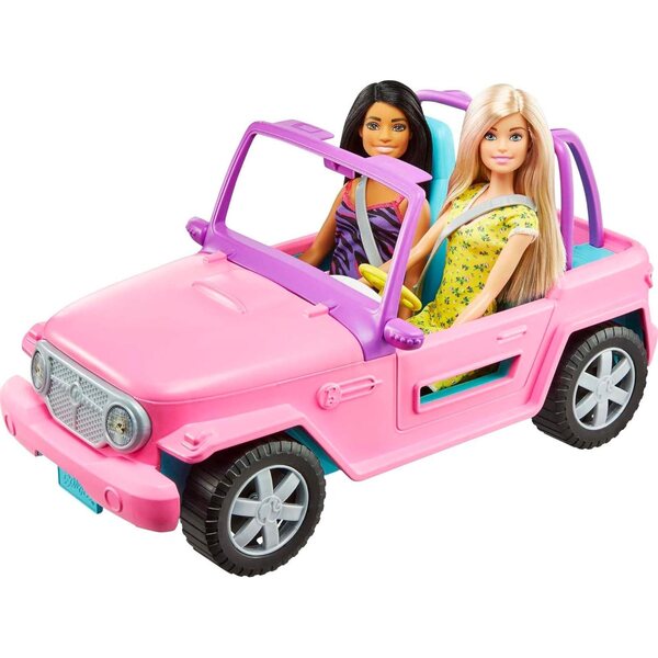 Barbie-Fahrzeug mit 2 Puppen GVK02 – Kreatives und lustiges Spiel