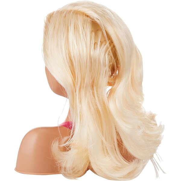 Barbie Mini Testa Styling Bionda per Acconciature e Giochi Creativi Bambini