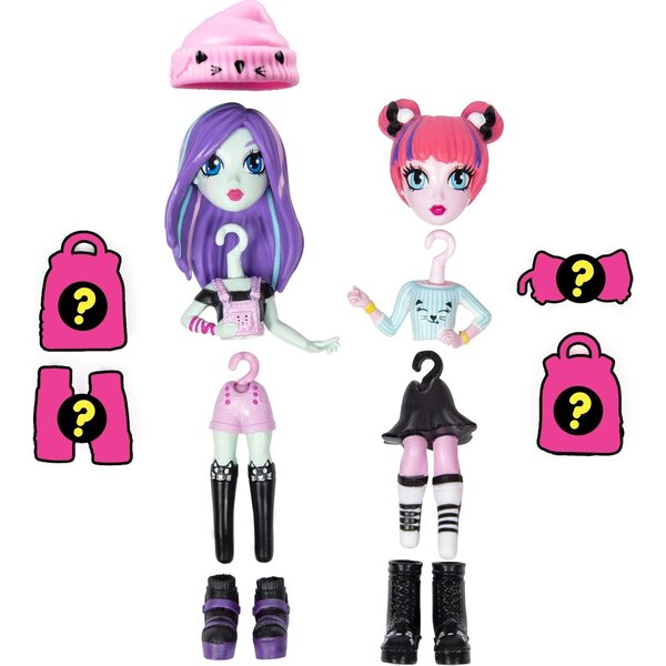 Off the Hook Style BFFs: Bambole Moda 10,2 cm con Look Trendy e Accessori per Bambine da 5+ anni