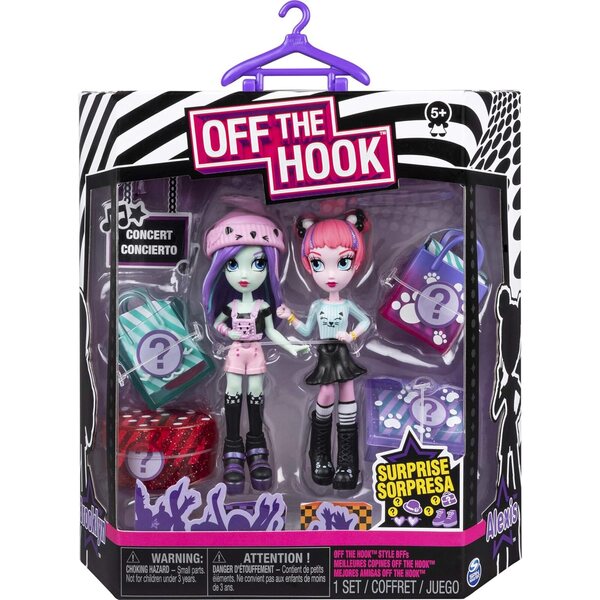 Off the Hook Style BFFs: Bambole Moda 10,2 cm con Look Trendy e Accessori per Bambine da 5+ anni