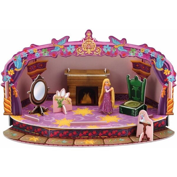 Bullyland Rapunzel Magic Moments – Disney Princess Set mit Turm und Figur 19,5x11,3x11 cm