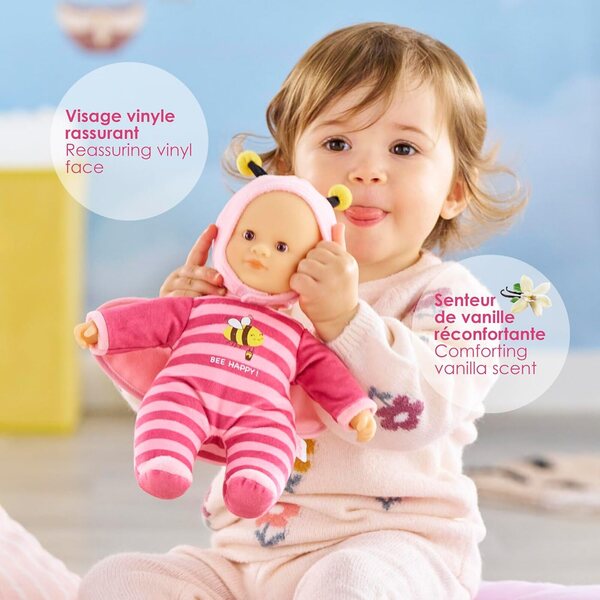 Corolle Pti'Coeur Biene 30 cm - Kuscheltier für Kinder ab 9 Monaten