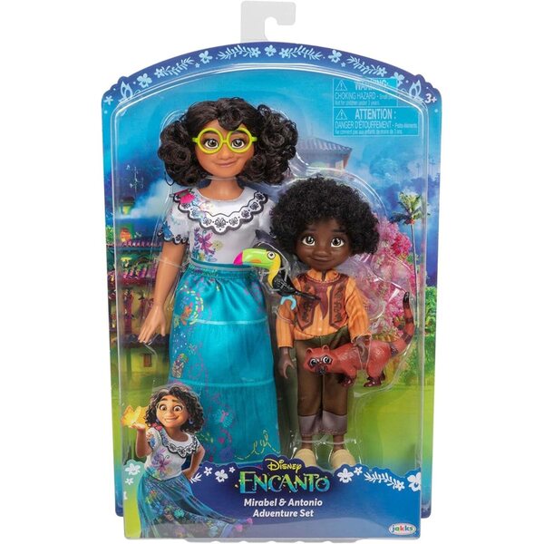 Disney Encanto Set Bambole Mirabel e Antonio Jakks Pacific 2 Pezzi