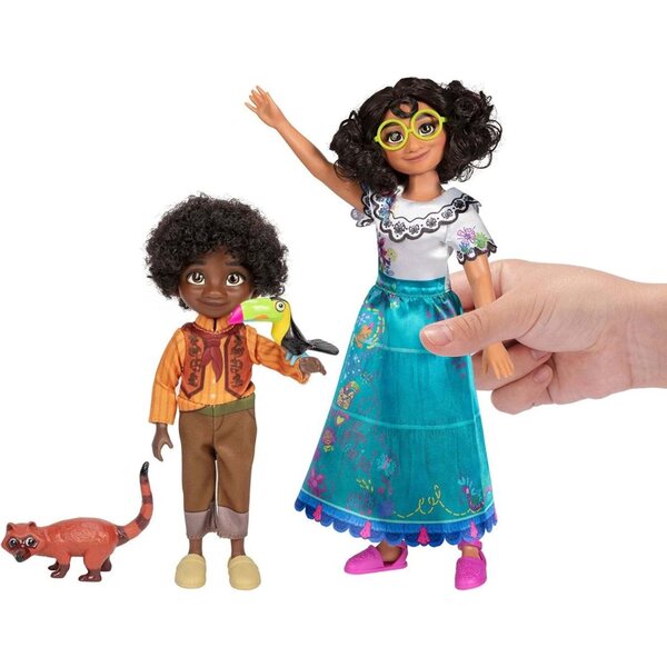 Disney Encanto Set Bambole Mirabel e Antonio Jakks Pacific 2 Pezzi