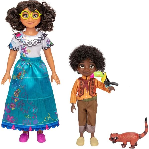 Disney Encanto Set Bambole Mirabel e Antonio Jakks Pacific 2 Pezzi