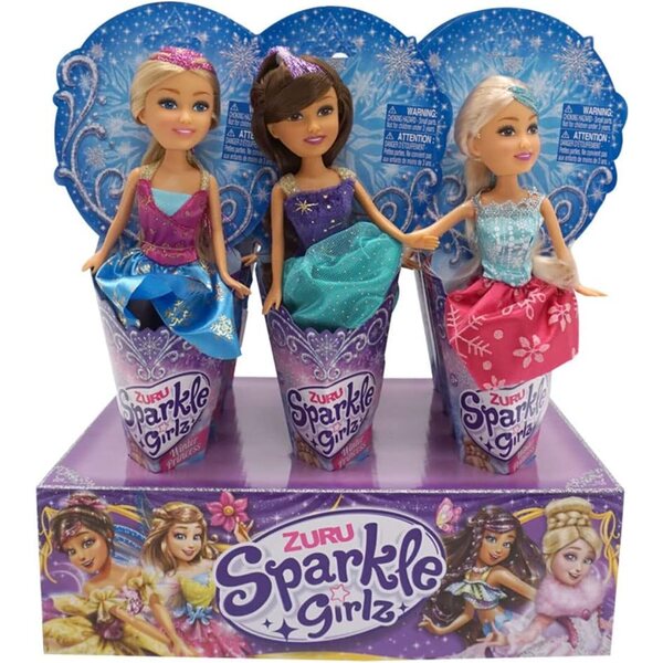 Zuru Sparkle Girlz Surt Fashion Glitter Princess Pupa с цветни аксесоари