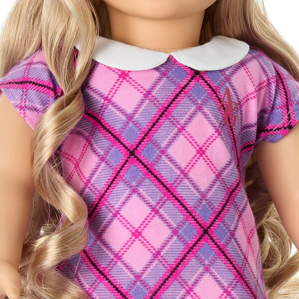 American Girl Truly Me Bambola 45,7 cm con occhi verdi e capelli biondo ricci