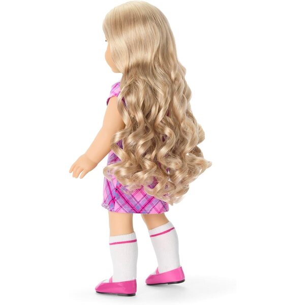 American Girl Truly Me Bambola 45,7 cm con occhi verdi e capelli biondo ricci