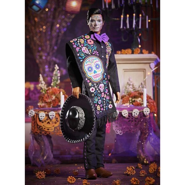 Barbie Ken Dia De Muertos 2021 – Sammelpuppen mit Serape und Calavera