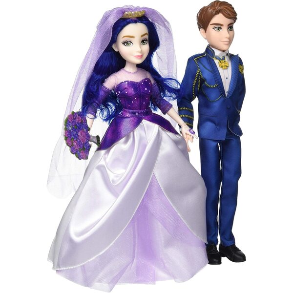 Disney Descendants Mal und Ben königliche Hochzeitsfiguren – Spiele für Kinder ab 6 Jahren