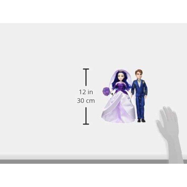 Disney Descendants Mal und Ben königliche Hochzeitsfiguren – Spiele für Kinder ab 6 Jahren