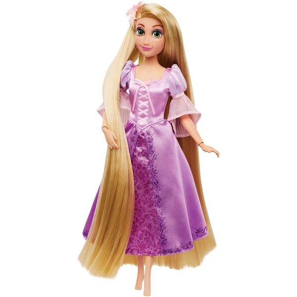 Disney Rapunzel 11-Zoll-Puppe mit zusätzlichem Kleid, inklusive Pascal und Malbuch