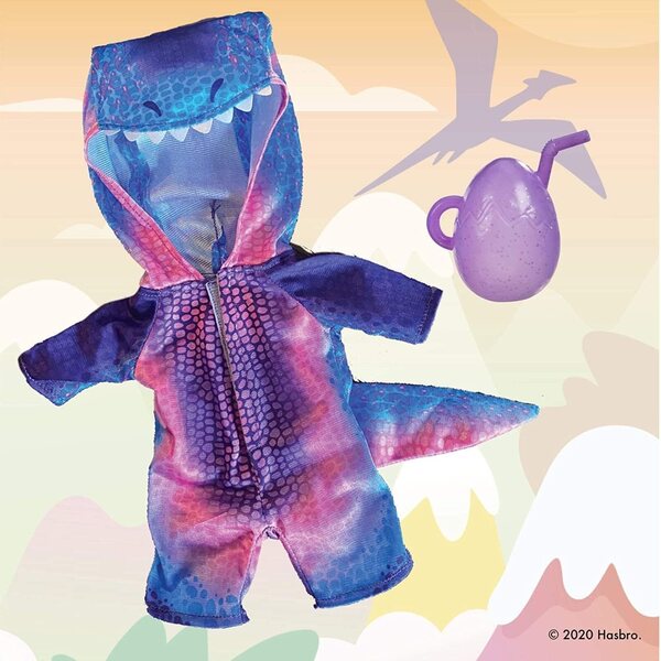 Baby Alive BA Dino Cuties BLKH – Interaktive Puppe für Pflege und Spaß