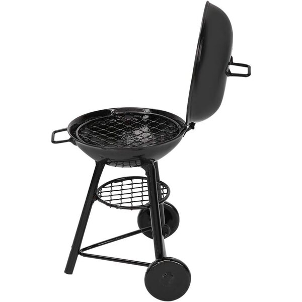 Kikumi Mini Forno Barbecue 1:12 in Ferro per Casa delle Bambole con Ruote Mobili
