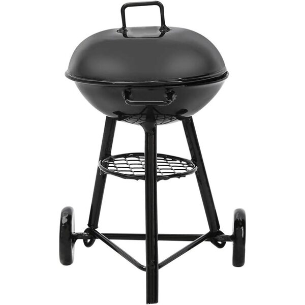 Kikumi Mini Forno Barbecue 1:12 in Ferro per Casa delle Bambole con Ruote Mobili