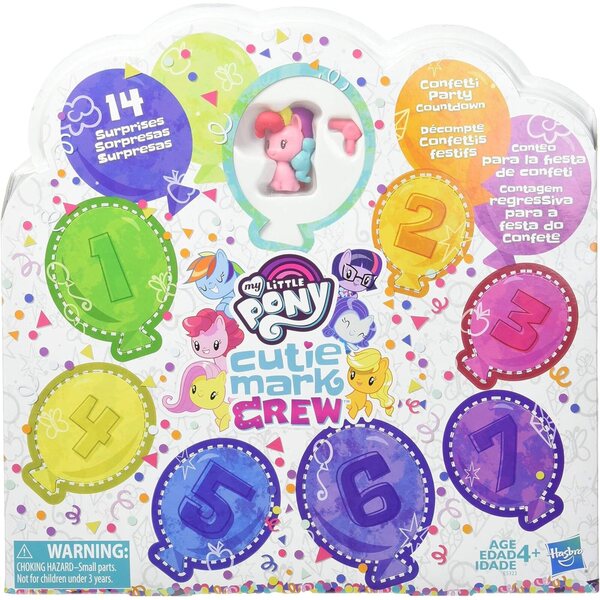 My Little Pony Cutie Mark Crew Konfetti-Party, 8 Teile mit 14 Überraschungen zum Sammeln