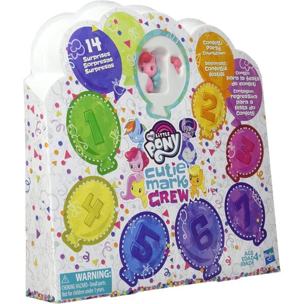My Little Pony Cutie Mark Crew Konfetti-Party, 8 Teile mit 14 Überraschungen zum Sammeln