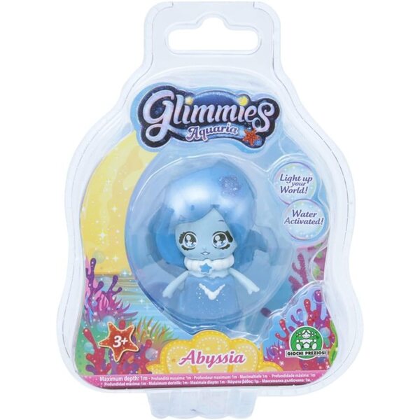 Glimmies Aquaria Abyssia 6 cm: Leuchtende Mini-Meerjungfrau zum Spielen und Sammeln