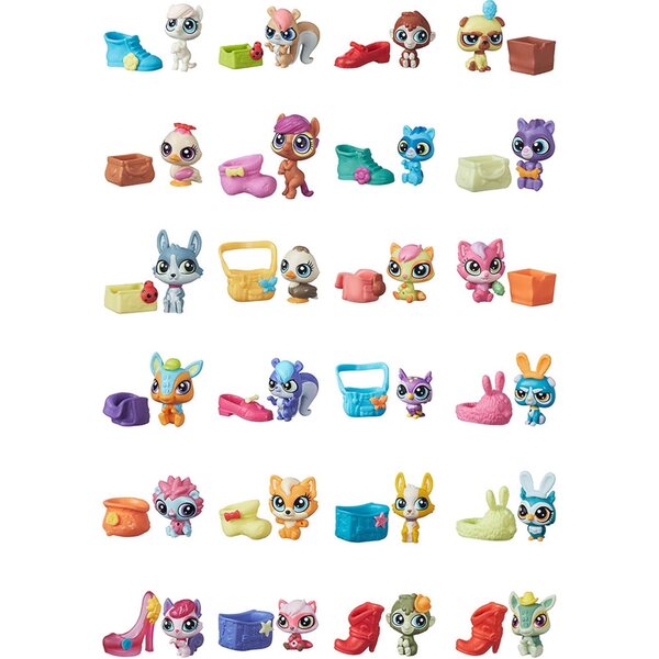 Littlest Pet Shop Mystery Bag Serie 4 - 24 Animali da Collezione Sorpresa