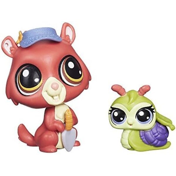 Littlest Pet Shop Eunice Greenley und Pacer Landon mit anpassbaren Dekoteilen