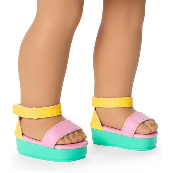American Girl Summer 18" mit illustriertem Tagebuch und farbenfroher Kleidung