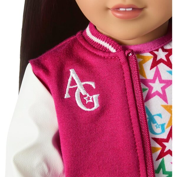 American Girl Truly Me Doll Nr. 124 mit braunen Augen und glattem schwarzbraunem Haar