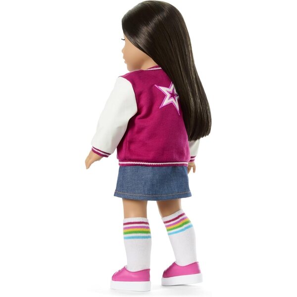 American Girl Truly Me Doll Nr. 124 mit braunen Augen und glattem schwarzbraunem Haar