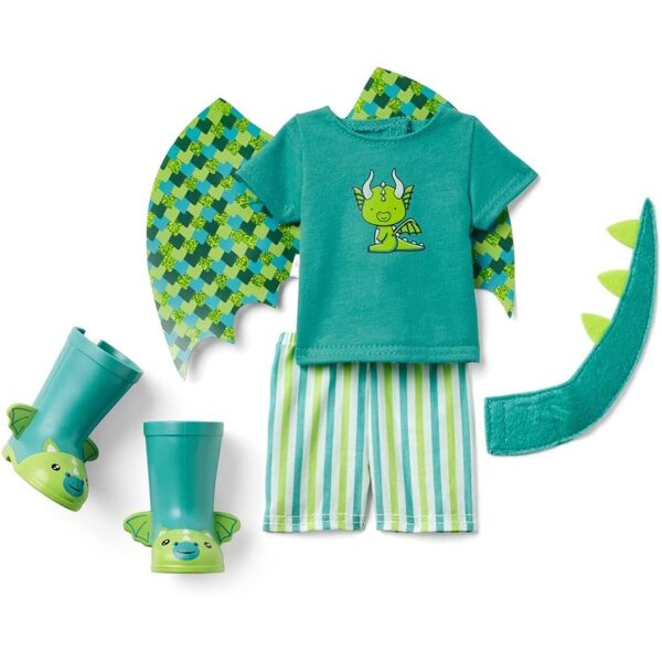 American Girl WellieWishers Bryant Puppe mit Drachen-Outfit und Zubehör