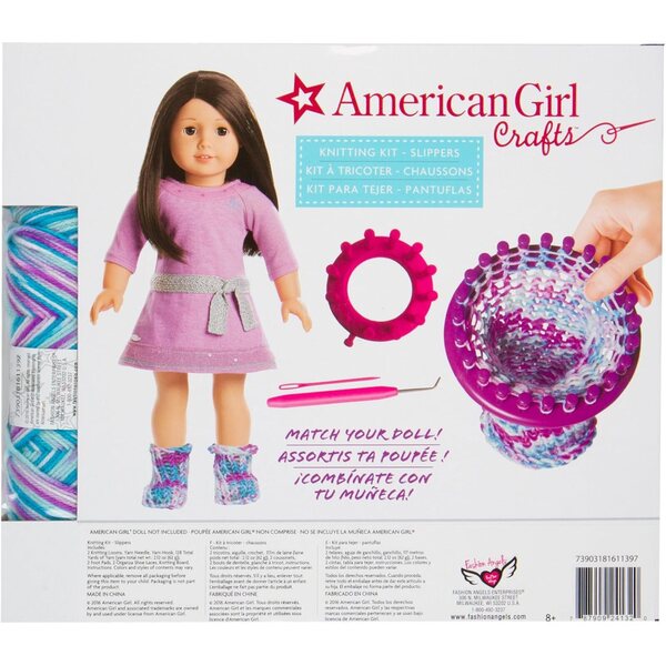 American Girl Stricksocken-Set für Sie und Ihre Puppe