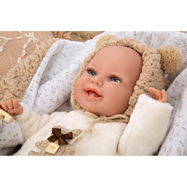 Elegance Babyto Poupée rosa mit Decke 35 cm – Arias-Gewichtspuppe