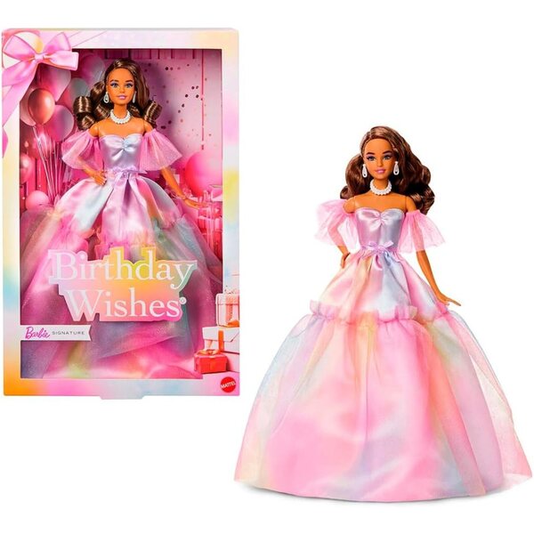 Mattel Barbie Signature Verjaardagswensen 2026 Verjaardagseditie Elegant en verfijnd