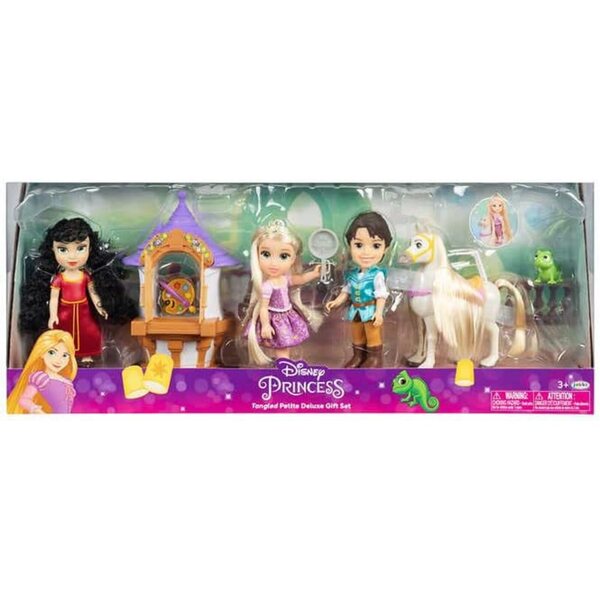 Disney Set Deluxe Rapunzel Petite mit Originalpuppen und Zubehör
