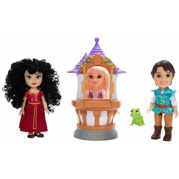 Disney Set Deluxe Rapunzel Petite mit Originalpuppen und Zubehör