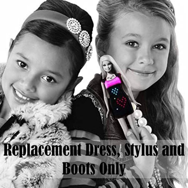 Ricambi Barbie Digital Dress Doll Y8178: vestito, stilo e stivali originali